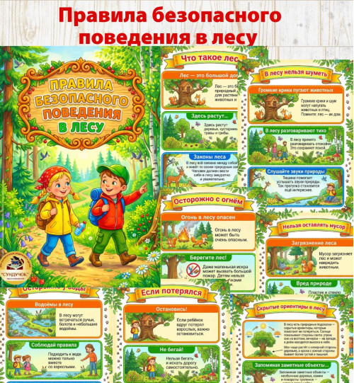 Правила безопасного поведения в лесу