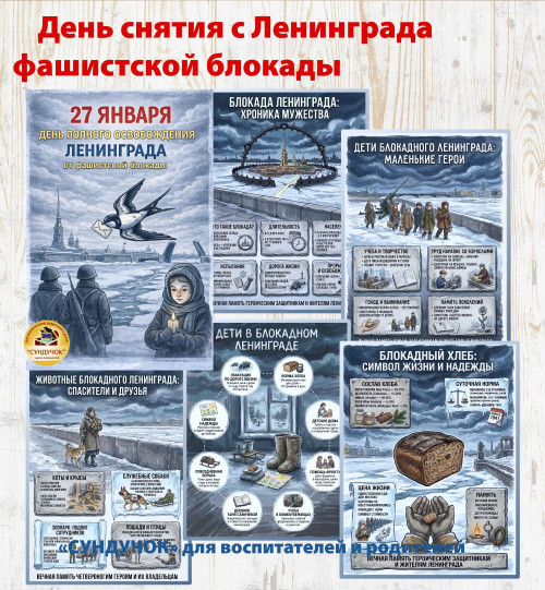 27 января - День полного освобождения Ленинграда от фашистской блокады Информационные листы, посвященные этой дате